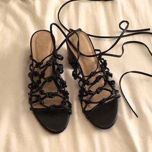 Black Strap Sandals